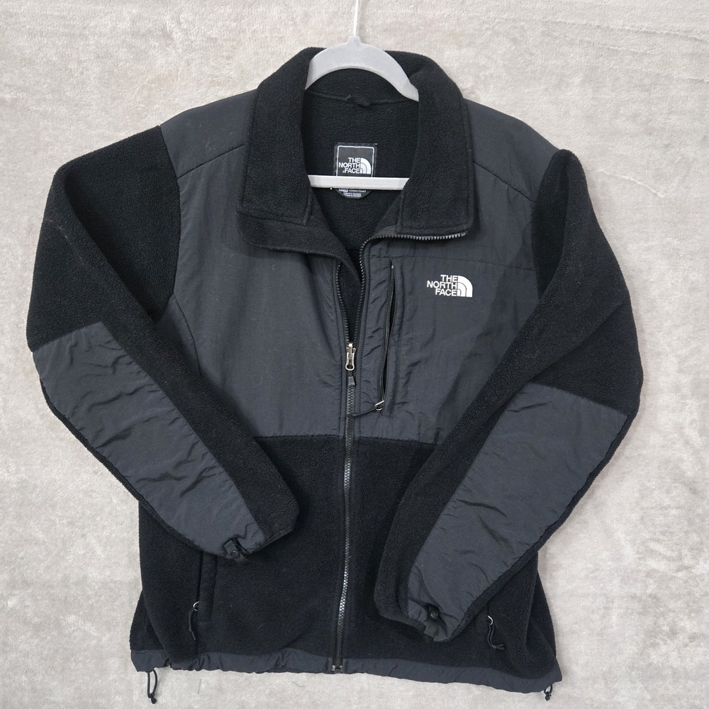 The North Face Denali Jacket Retro‎ Womens XL Black Polartec Fleece Full Zip